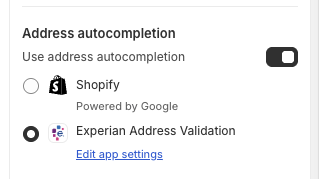 Use address autocomplete